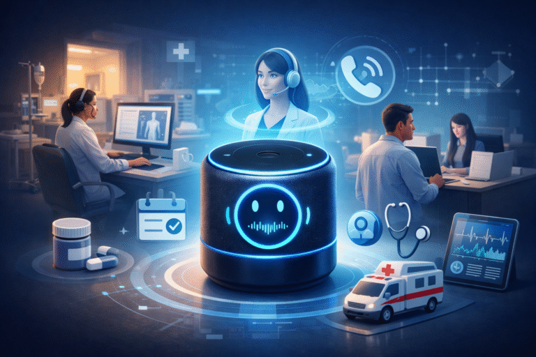 AI voice agent healthcare automation patient communication system